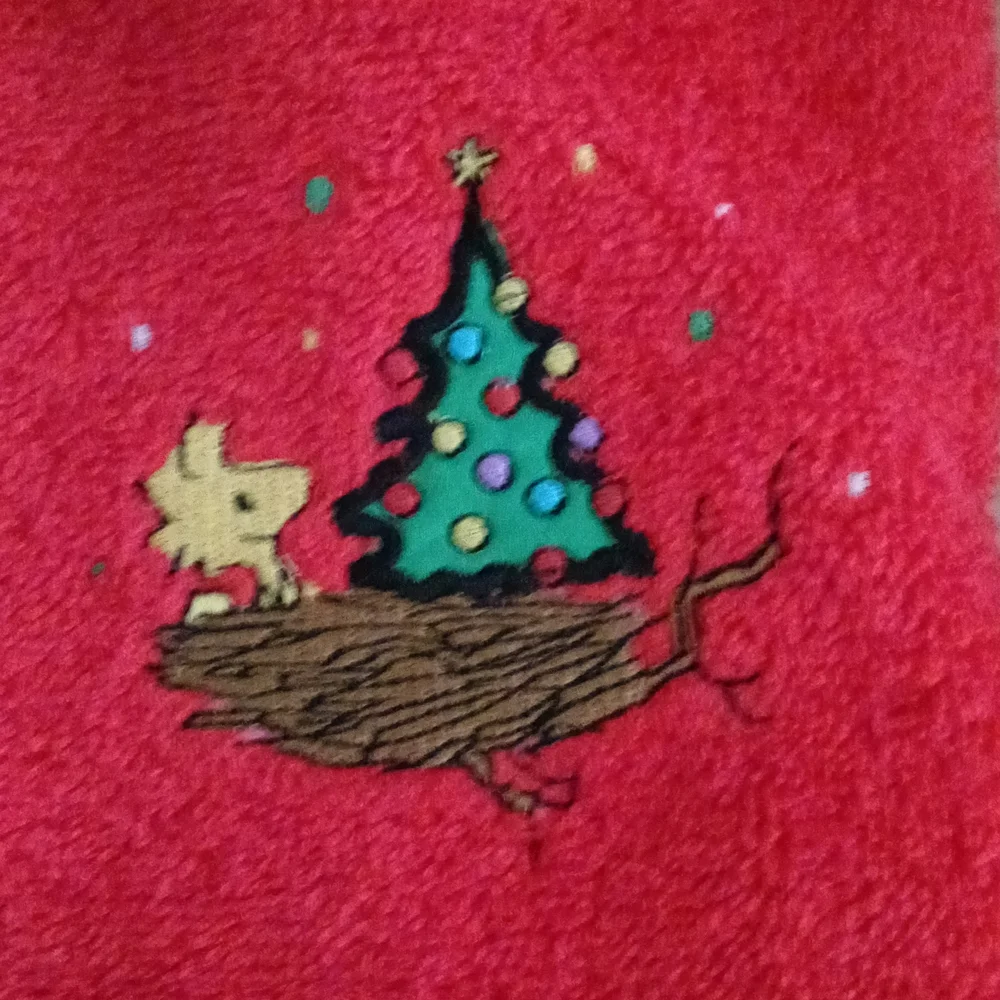 Woodstock Christmas finger tip towel